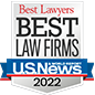 2022 Best Law Firms with Best Lawyers Award from US News